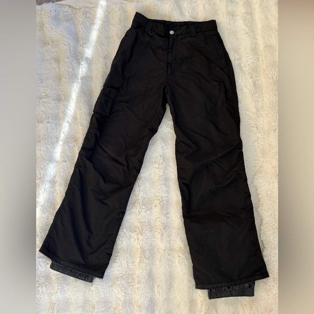 Women's snow pants, Lined, ski pants snowboarding size small 32 White Sierra
